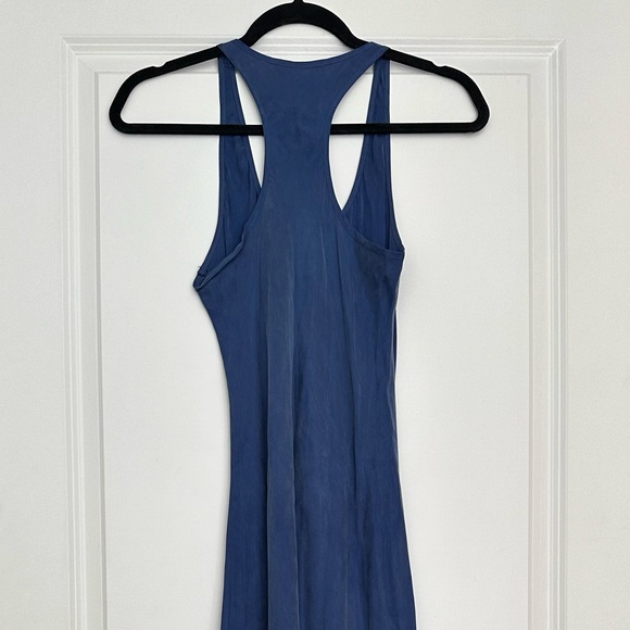 J.Crew Alicia cupro-blend navy blue racerback slip dress - Picture 8 of 8